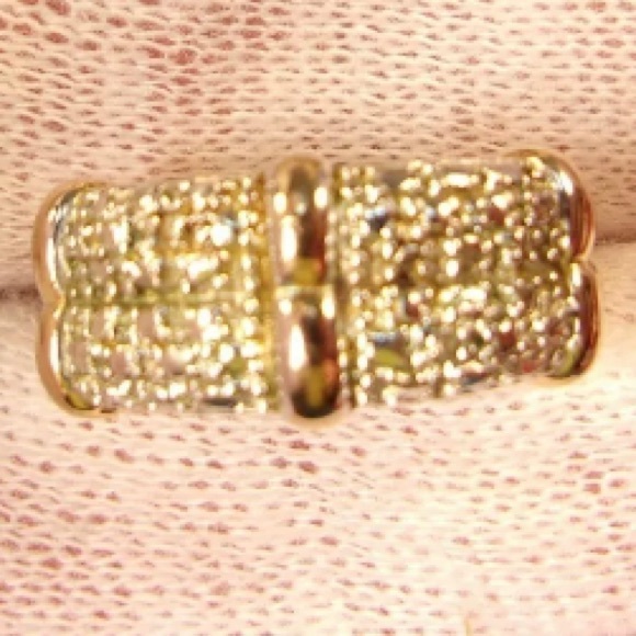 Antique 925 Rose Gold Plated Diamond Ring - Picture 5 of 6